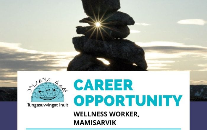 Career Opportunity Wellness Worker, Mamisarvik